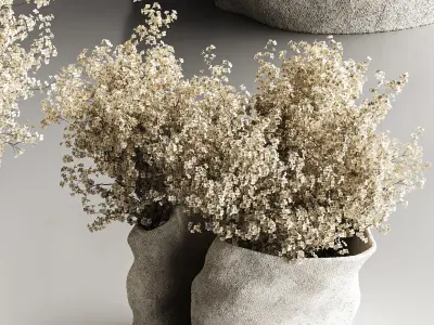 Bouquet collection set 011 3D model