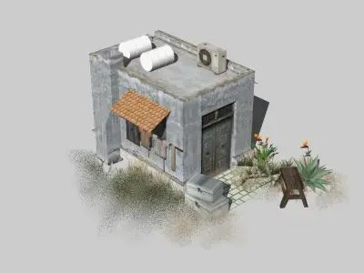 AOE V Level -04 Low-poly 3D model
