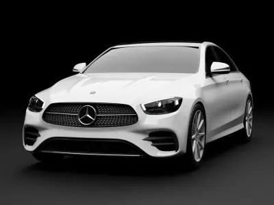 Mercedes-Benz E-Class 2021 Sedan In Official Design 3D model