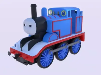  Thomas Train Locomotive 3D model