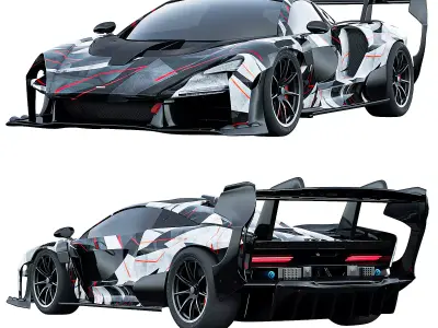 Mclaren Senna GTR 3D model