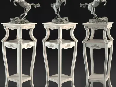 horse sculpture 3D model buy