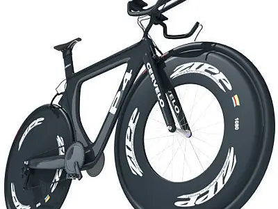 Black Sport Bicycle 3D model