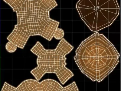 Wooden turtle 3D model