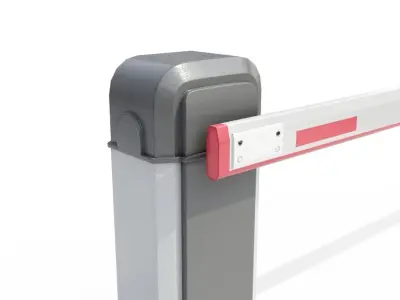 Barier Low-poly 3D model