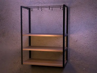  luxury tableware Low-poly 3D model