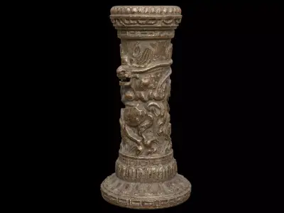 Ancient Pillar 3D model