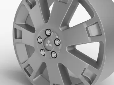 Mitsubishi Outlander 2008 Rim Style 1 3D model