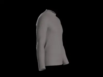 Male long sleeve 3D model
