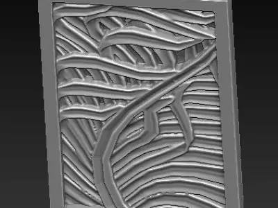 Decorative Panel Nature 2 3D Model 3D print model