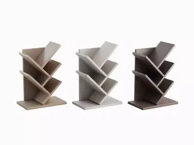 Small Bookshelf Pack 3D Model Collection