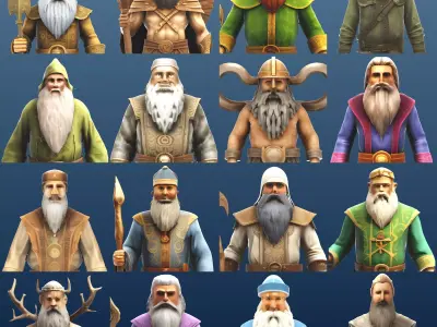 Elden Sages - Fantasy Wisdom Embodied Free 3D print model