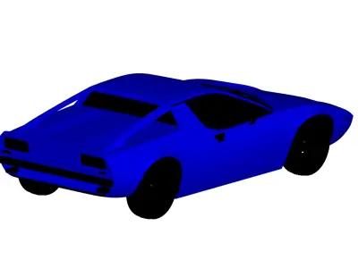 Maserati Merak  3D model