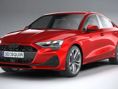 Audi A3 Sedan 2025 3D model
