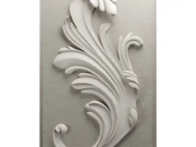 classic element decor 3D model