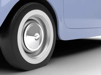 Fiat 500 1959 3d model  3D model