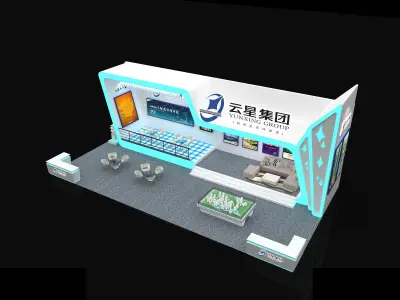Exhibition - Area - 18X9-3DMAX2011-012 3D model