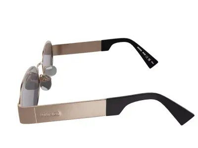 Moschino Oval Sunglasses Low-poly 3D model