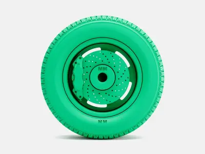 15x7 Torq Thrust D Wheel BFGoodrich Radial Tire 3D print model