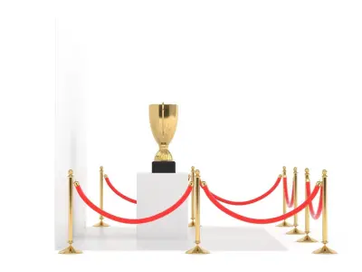 Trophy Cup 3D model 29
