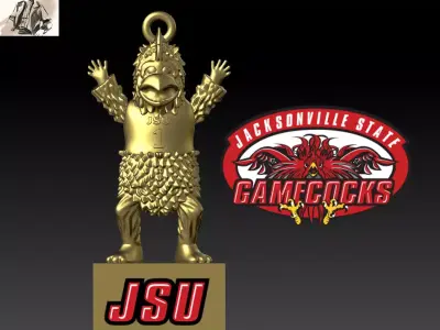 NCAA - Hanging Figurine Jacksonville State University 3D print model