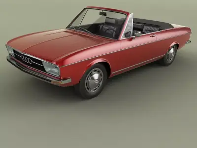 Audi 100 C1 Convertible 3D model