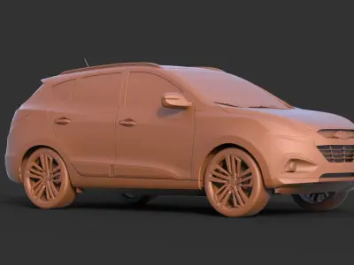 Hyundai Tucson 2015 3D print model
