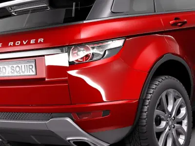 Range Rover Evoque 5 Door 2012 3D Model 3D model