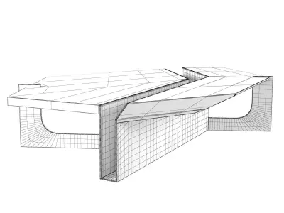 Stratos Coffee Table 3D model
