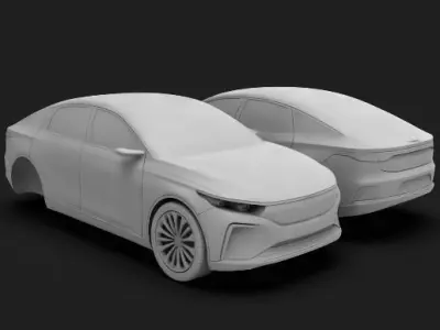 TOGG T10X VE SEDAN HAREKETLI TEKERLEKLI 3D print model