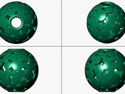 spherical beads 3D print model purchase