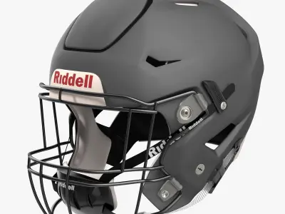 Riddel Speedflex Helmet Collection 3D Model Pack