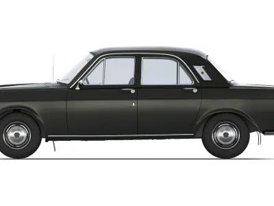 GAZ-24 Volga 1968 3D model