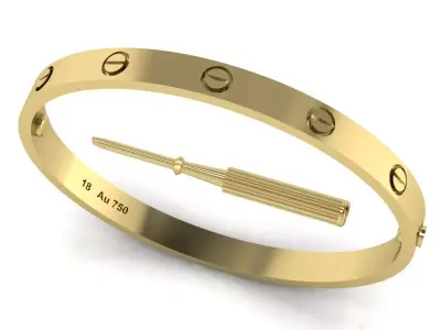 Love Bracelet Size 21 3D print model