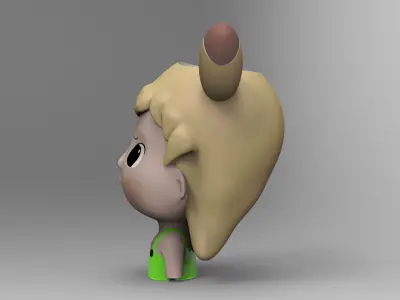 CUTE GIRLS AND BOYS PLANTERS 11 - STL FOR 3D PRINTING 3D print model