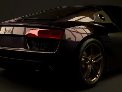 Audi R8 V10  3D model