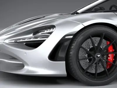 McLaren 750S Spider 2024 3D model