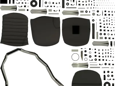 Ofiice chair Task 3D model