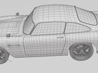 Aston martin DB5 3D model buy