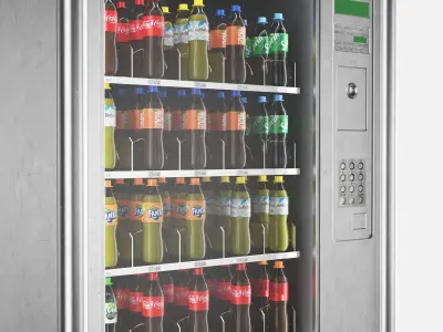 Vending machine - Dispenser - Snack and Drinks 3D model
