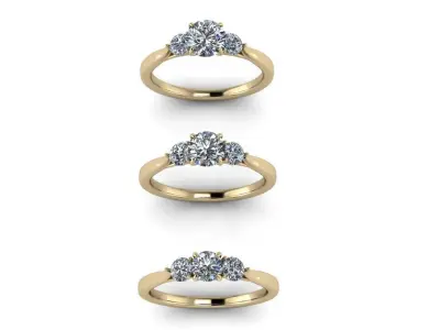 Jewelry Rings NINE RINGS 026 3D print model