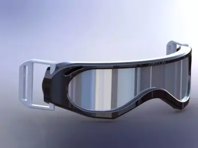 ski goggles final Free 3D model