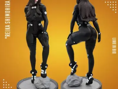 FREE Figure REIKA SHIMOHIRA 01 Free 3D print model