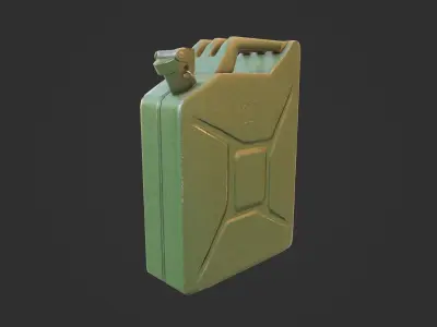 Jerry Can Low-poly 3D model