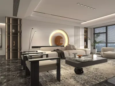 Living Room Scene 5 3D model