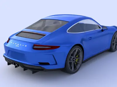 2018 Porsche 911 GT3 Touring 3D model