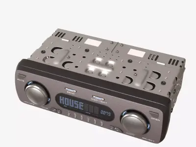 Car Radio 3D model