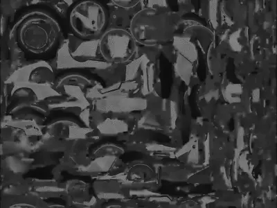 Crimson Cybercycle 3D Model Futuristic Street Bike Low-poly 3D model