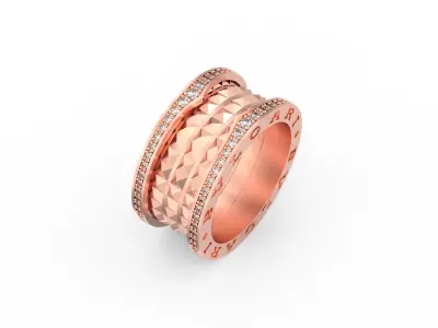 Bvlgari Ring 3D print model E 06 3D print model