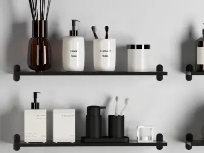 Bathroom accessories Vol 01 3D model